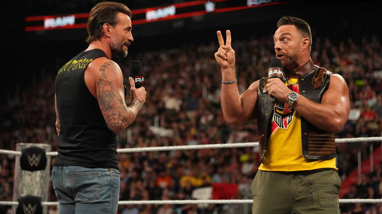 WWE Raw CM Punk LA Knight
