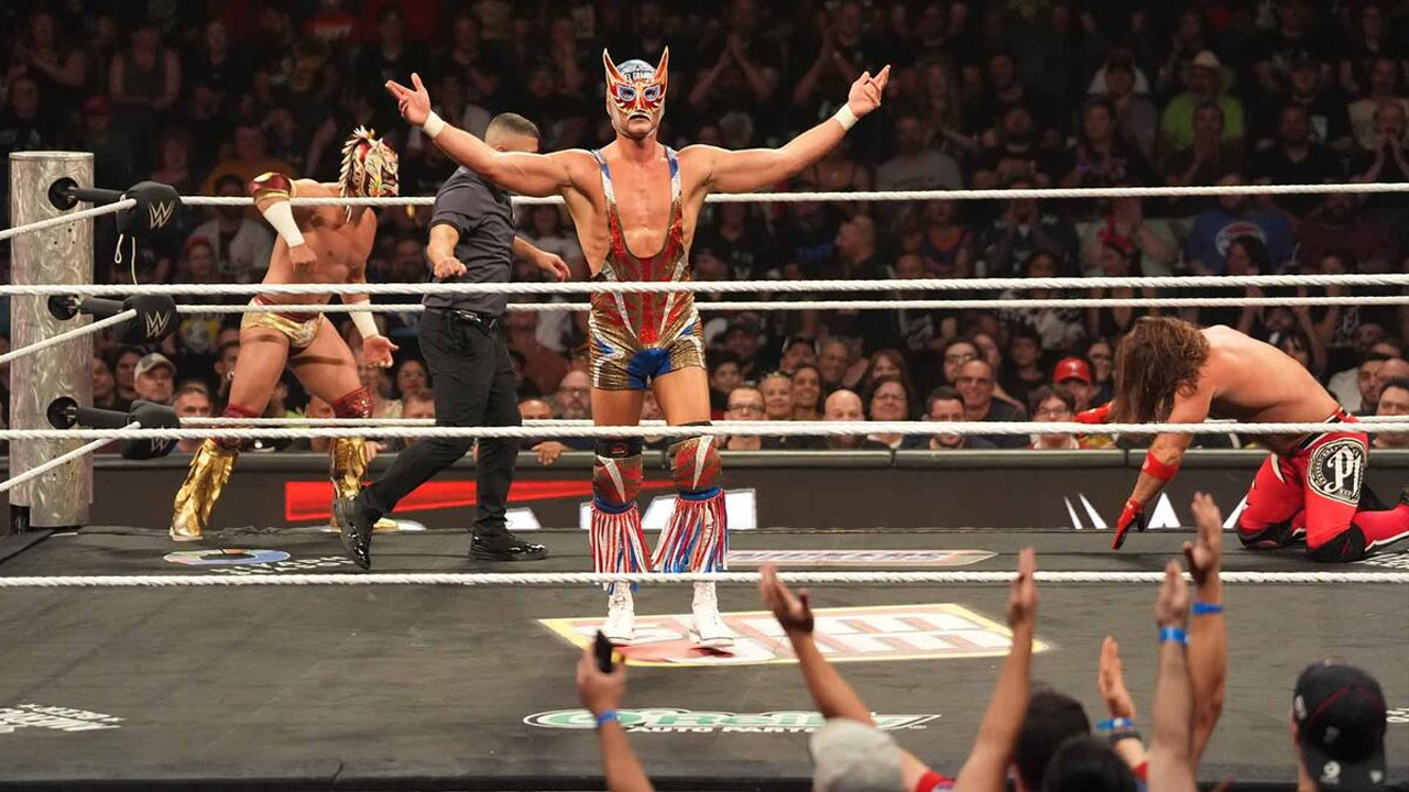 WWE Raw Dragon Lee El Grande Americano AJ Styles