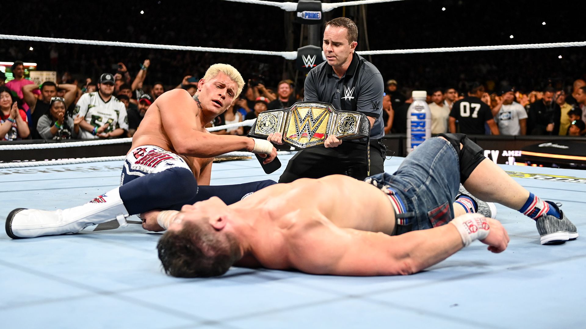 WWE SummerSlam 2025 Cody Rhodes John Cena