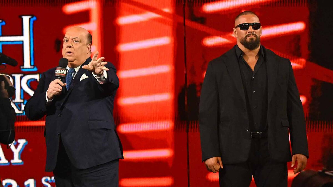 WWE Raw Paul Heyman Bron Breakker
