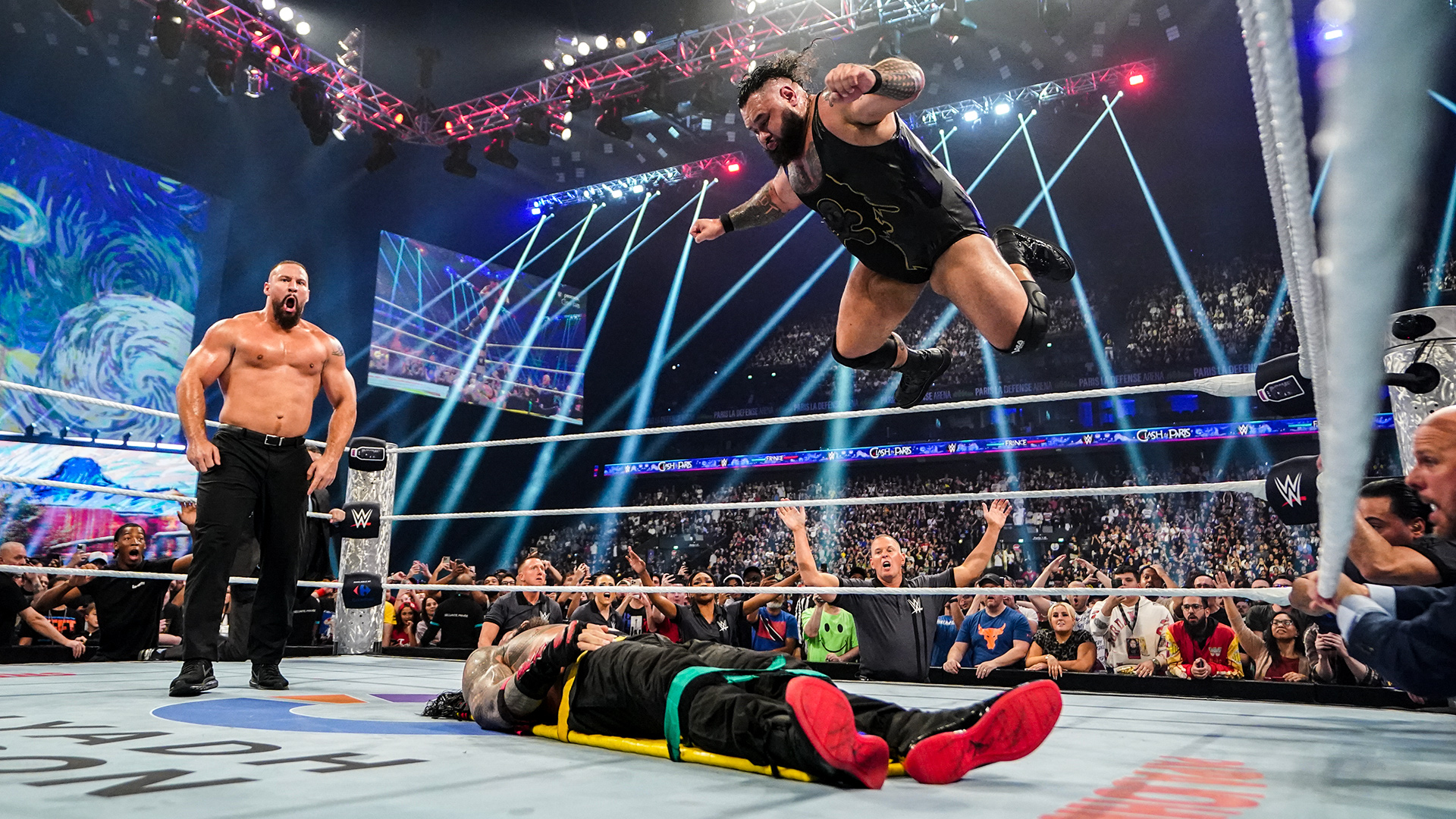 WWE Clash In Paris Roman Reigns Bronson Reed Bron Breakker