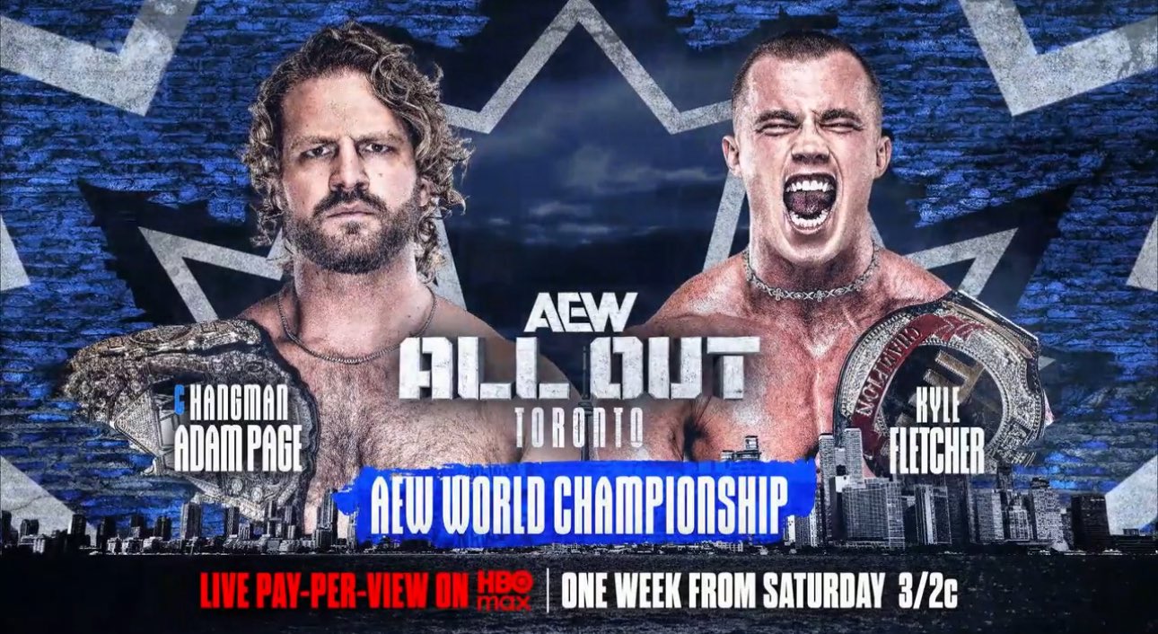 AEW All Out 2025 Hangman Page Kyle Fletcher
