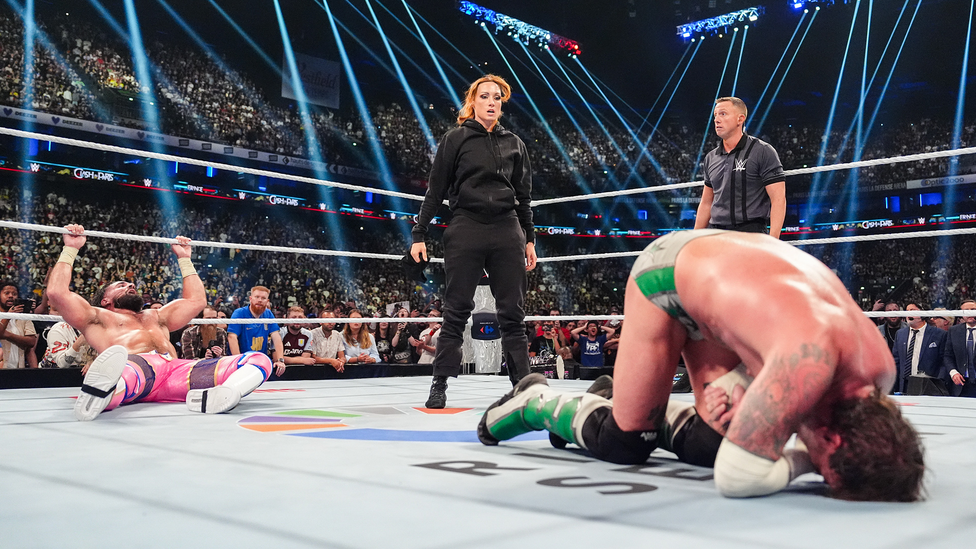 WWE Clash In Paris Becky Lynch Seth Rollins CM Punk
