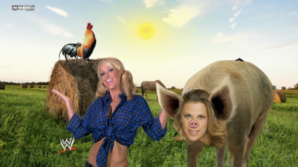 Mickie James Piggy James WWE 2009