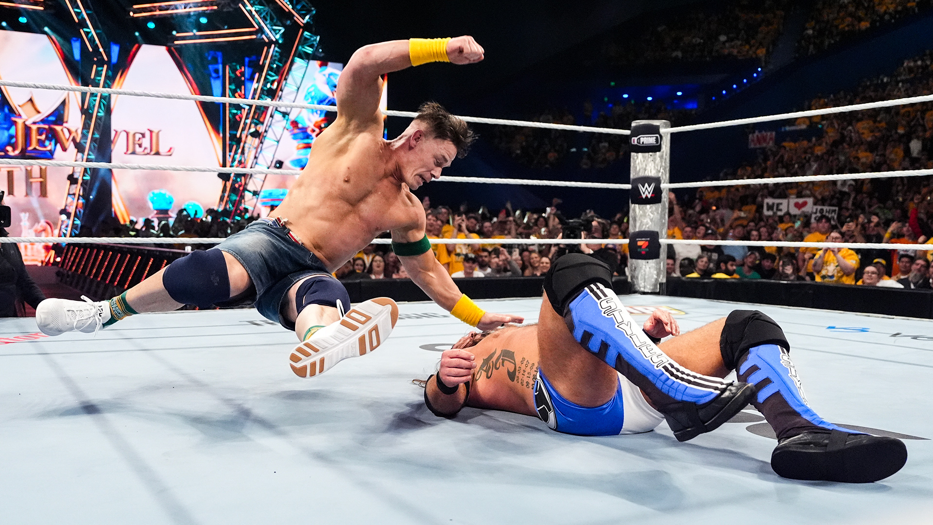 WWE Crown Jewel 2025 John Cena AJ Styles