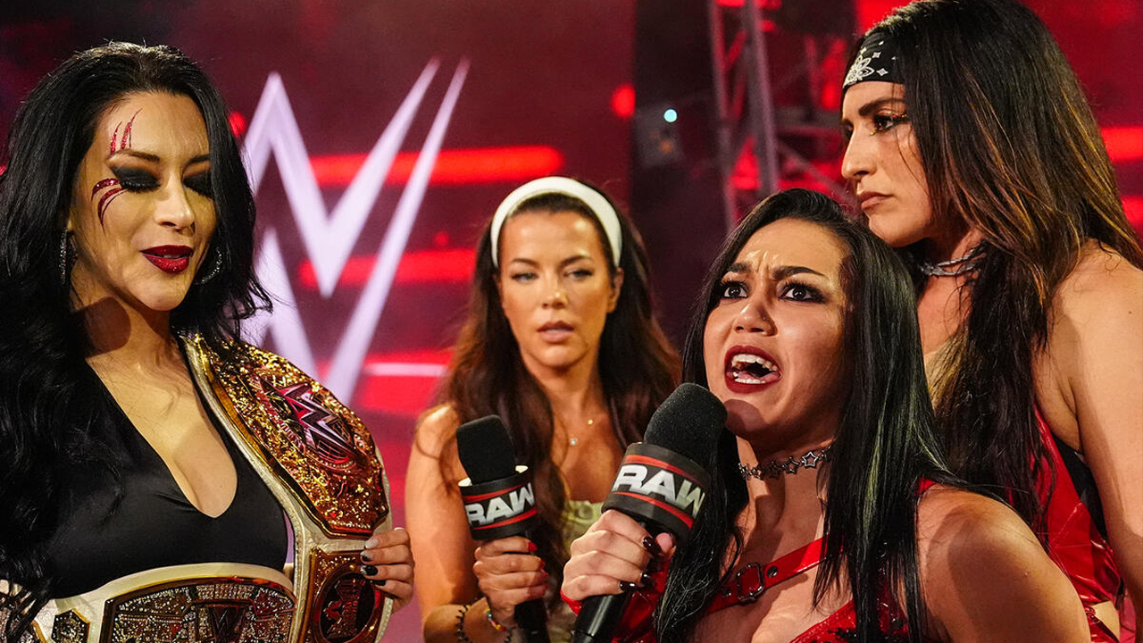 WWE Raw Stephanie Vaquer Roxanne Perez Raquel Rodriguez