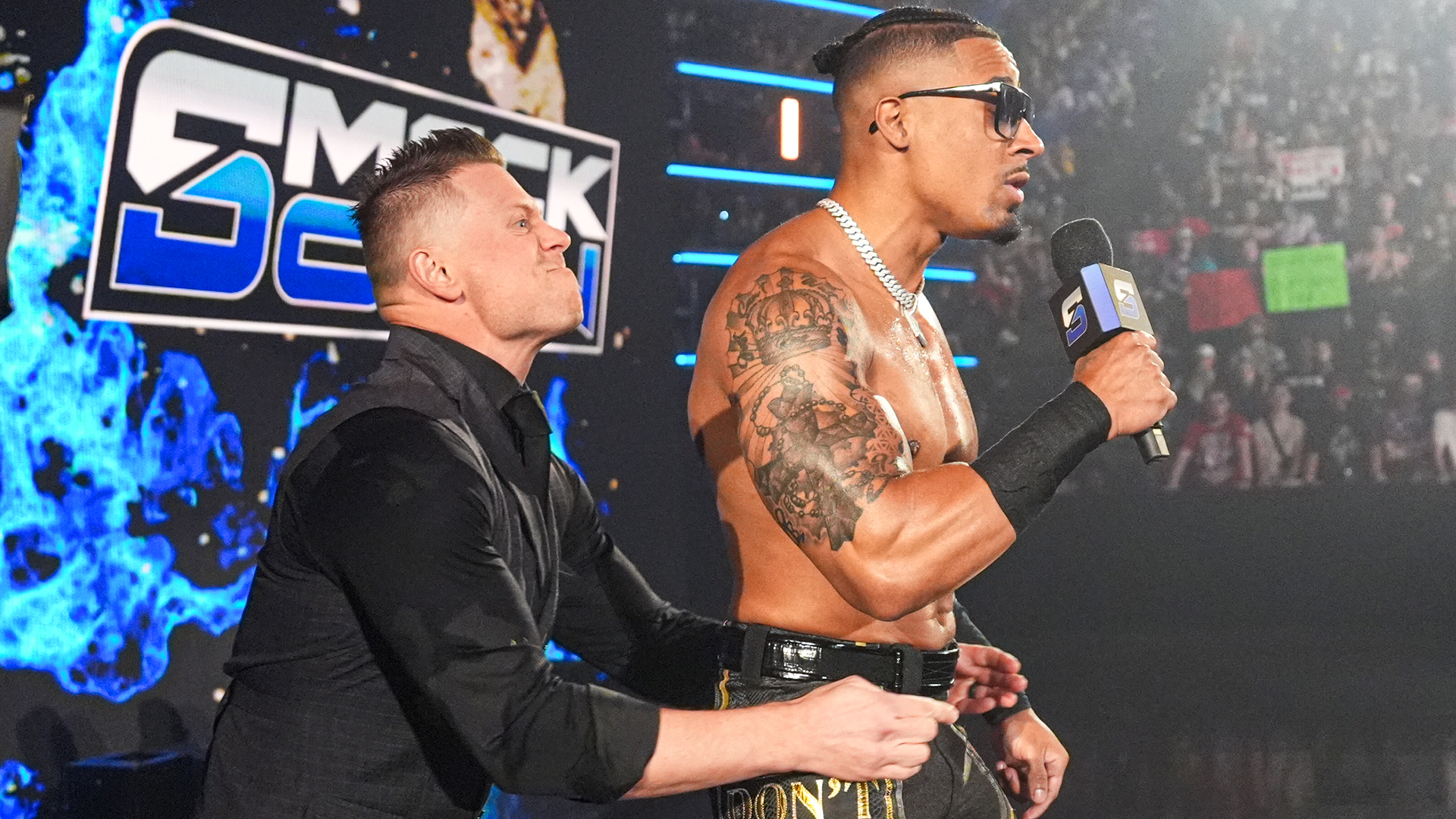 The Miz Carmelo Hayes Melo Don't Miz Split