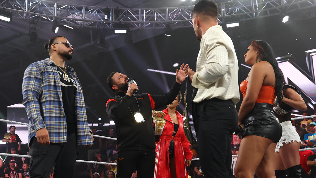 NXT TNA Mike Santana Santino Marella Ricky Saints Ava