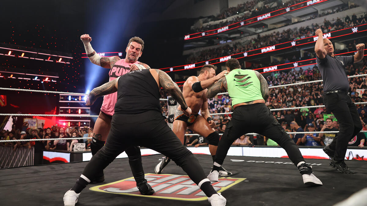 CM Punk The Usos LA Knight