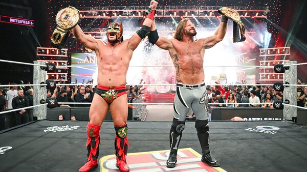 WWE Raw Dragon Lee AJ Styles