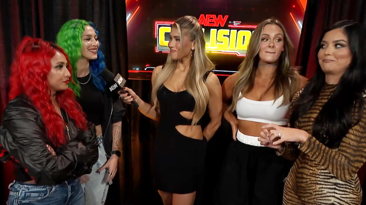 AEW Collision Miranda Alize Nixon Newell Anna Jay Tay Melo