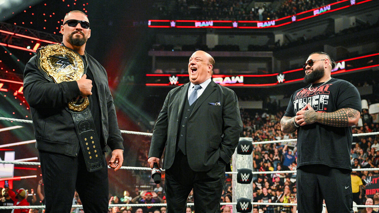 WWE Raw The Vision Bron Breakker Paul Heyman Bronson Reed