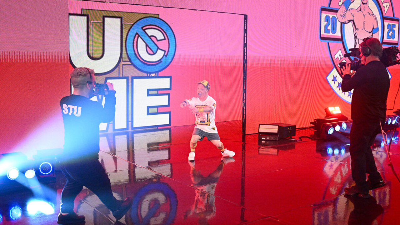 WWE Raw Mini John Cena