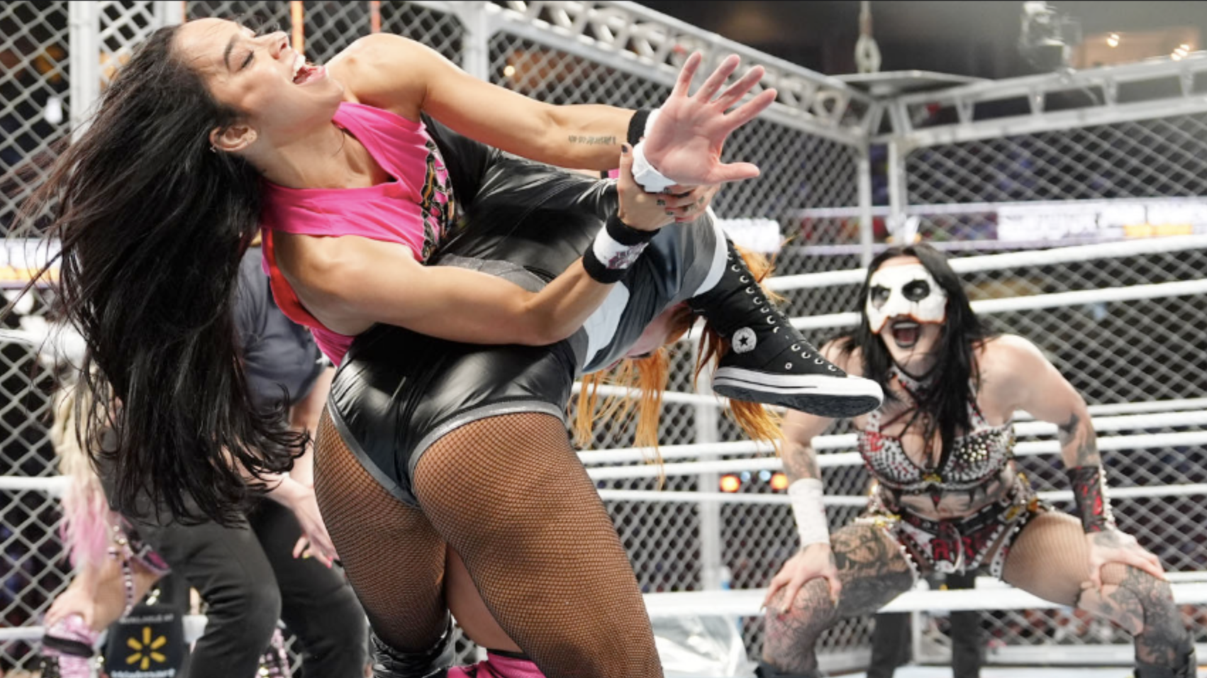 WWE Survivor Series WarGames 2025 AJ Lee Becky Lynch Rhea Ripley