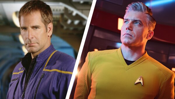 Pass the torch Star Trek Enterprise Strange New Worlds Archer Pike Bakula Mount