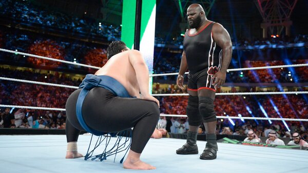 WWE Greatest Royal Rumble Hiroki Sumi Mark Henry