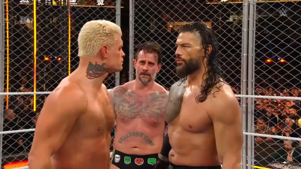 WWE Survivor Series WarGames 2025 Cody Rhodes CM Punk Roman Reigns
