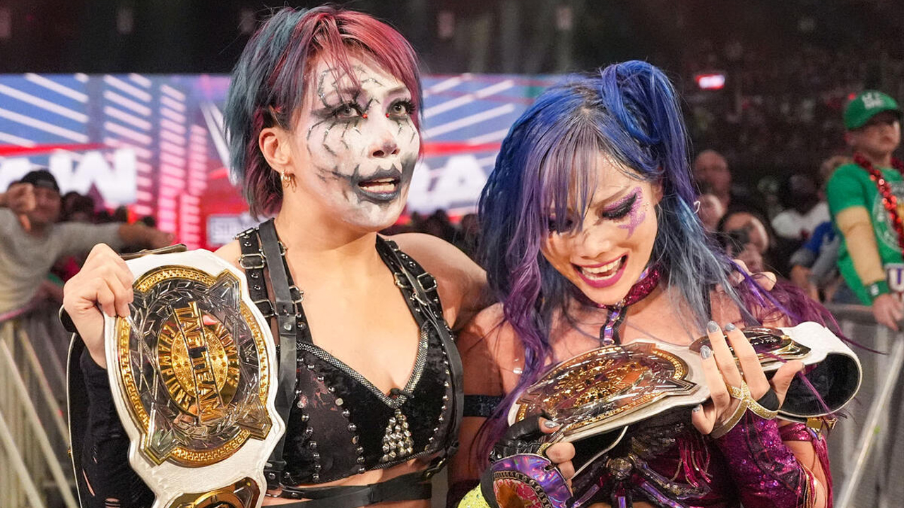 WWE Raw Kabuki Warriors Asuka Kairi Sane