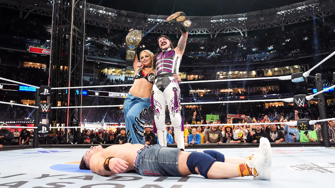 WWE Survivor Series: WarGames 2025 Liv Morgan Dominik Mysterio John Cena