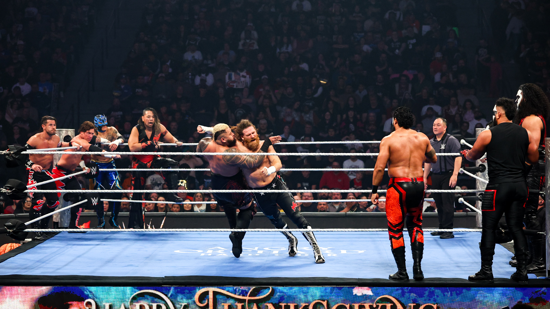 Sami Zayn Solo Sikoa MFT Survivor Series Elimination Match SmackDown