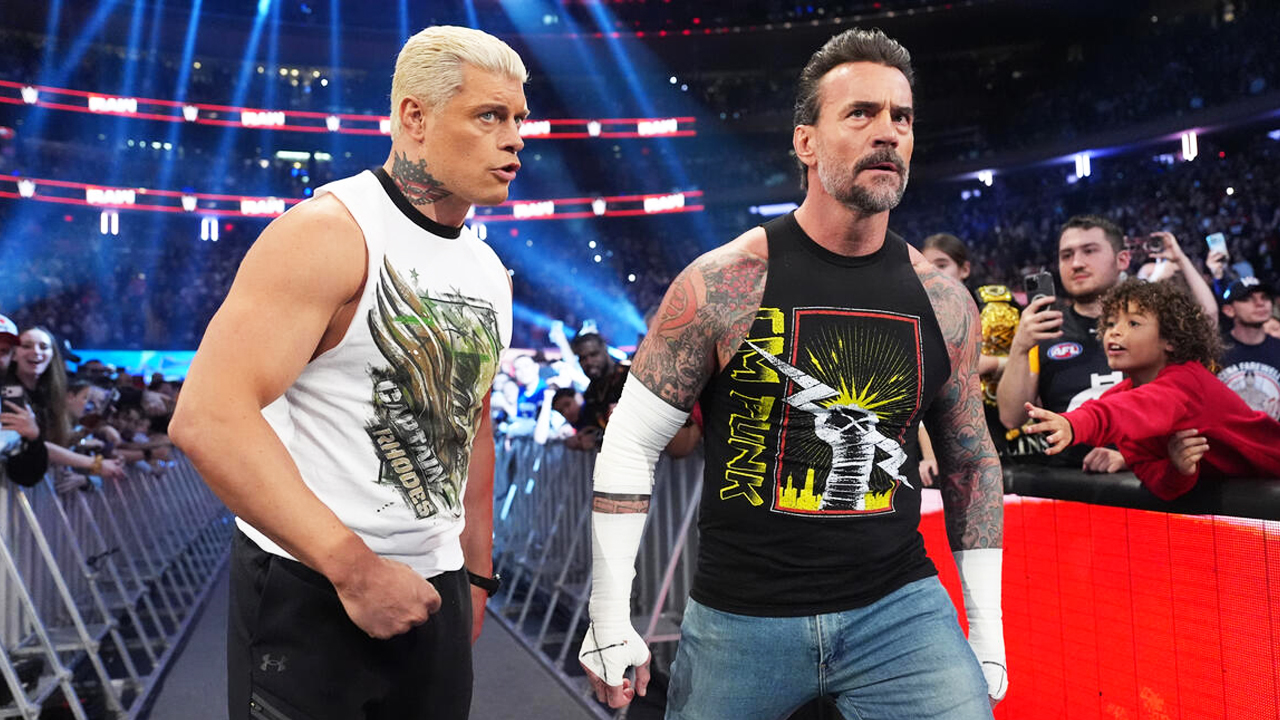 WWE Raw Cody Rhodes CM Punk