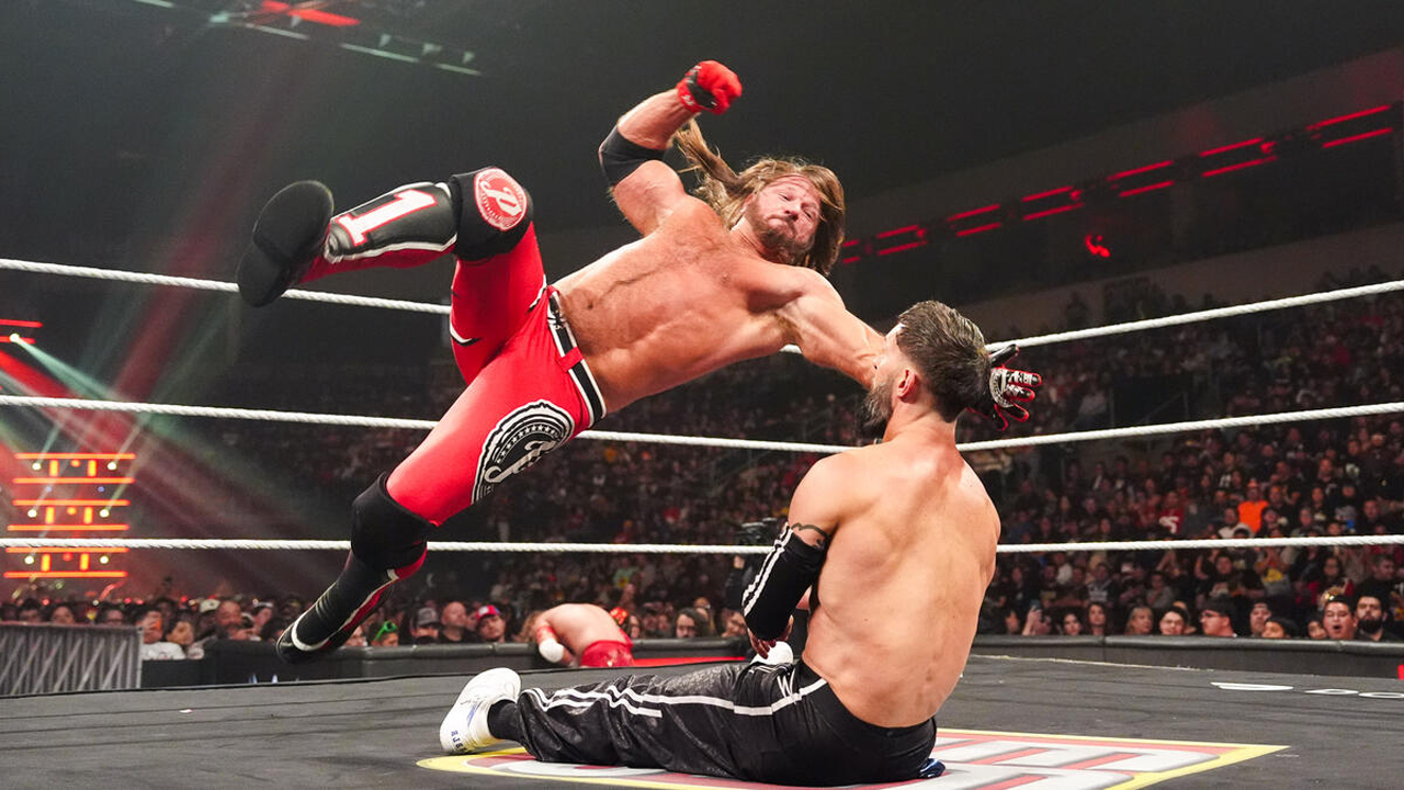 WWE Raw AJ Styles Finn Balor
