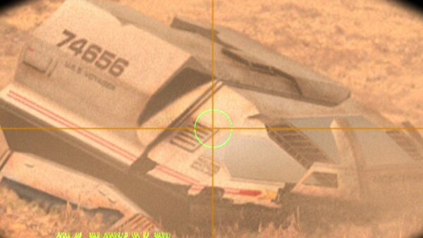 USS Voyager Legs Landing Star Trek