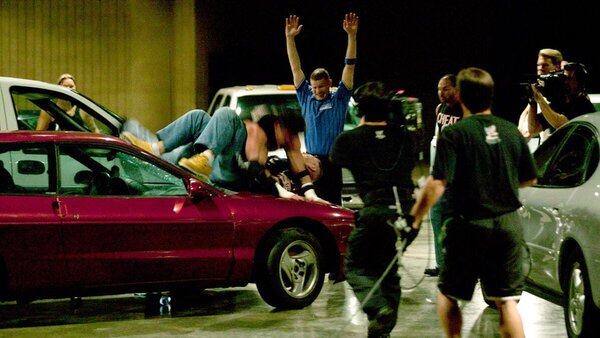Eddie Guerrero John Cena Parking Lot Brawl
