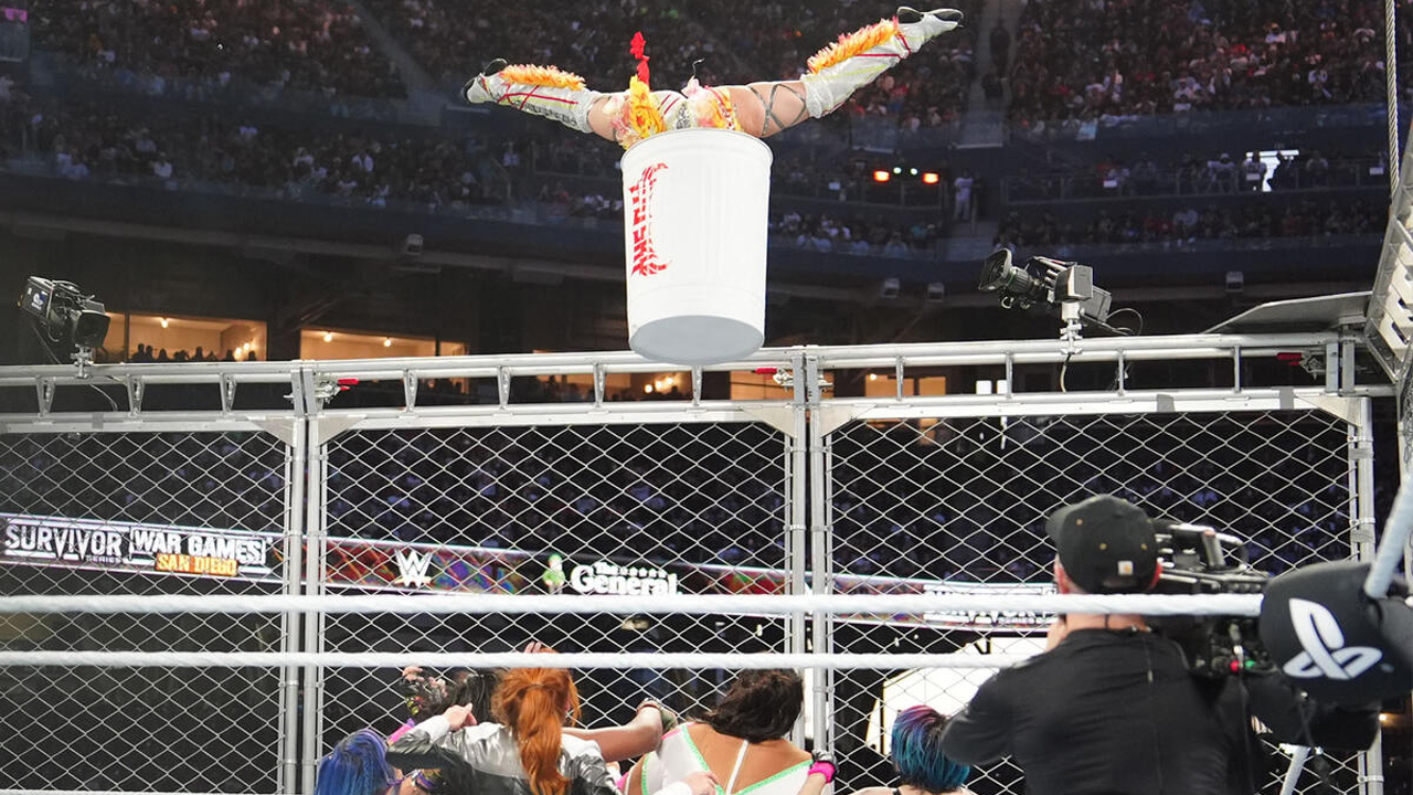 WWE Survivor Series 2025: WarGames Iyo Sky Trash Can