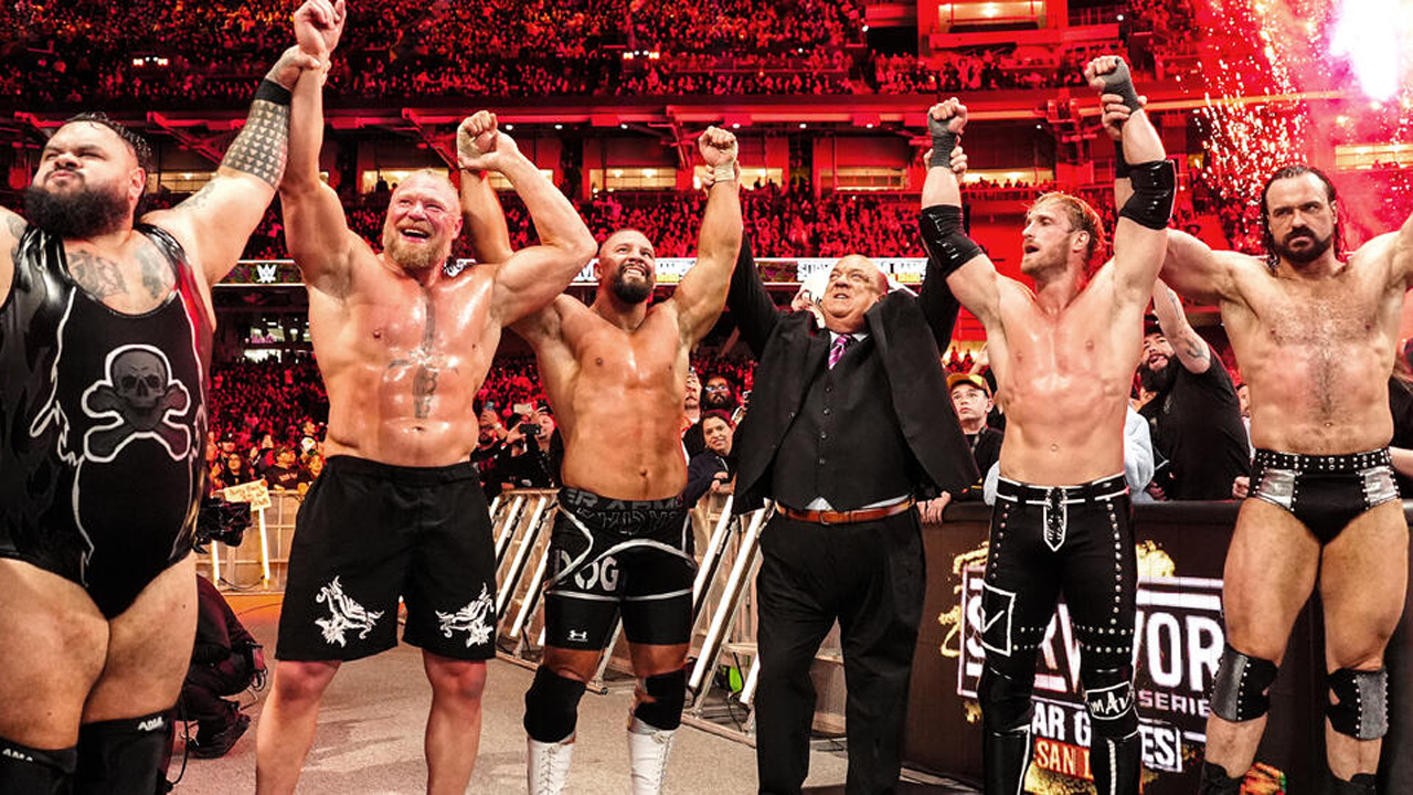WWE Survivor Series: WarGames 2025 Bronson Reed Brock Lesnar Bron Breakker Paul Heyman Logan Paul Drew McIntyre