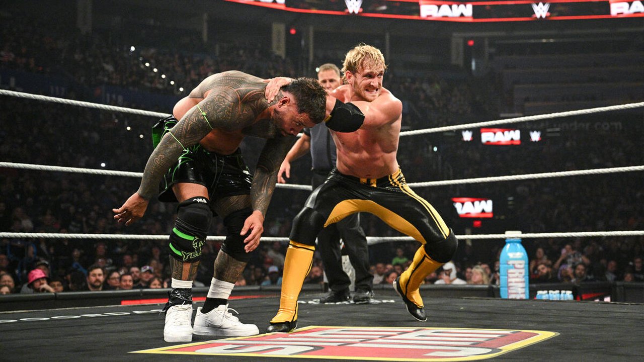WWE Raw Jey Uso Logan Paul