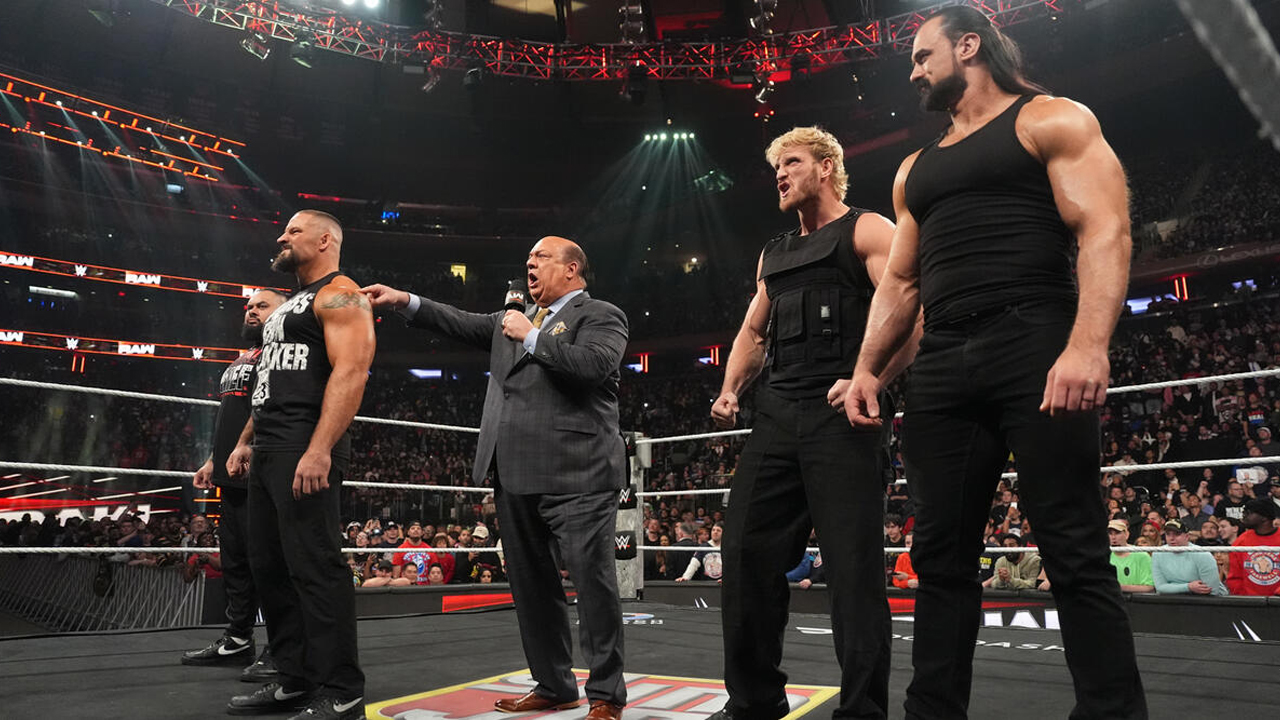 WWE Raw The Vision Bronson Reed Bron Breakker Paul Heyman Logan Paul Drew McIntyre