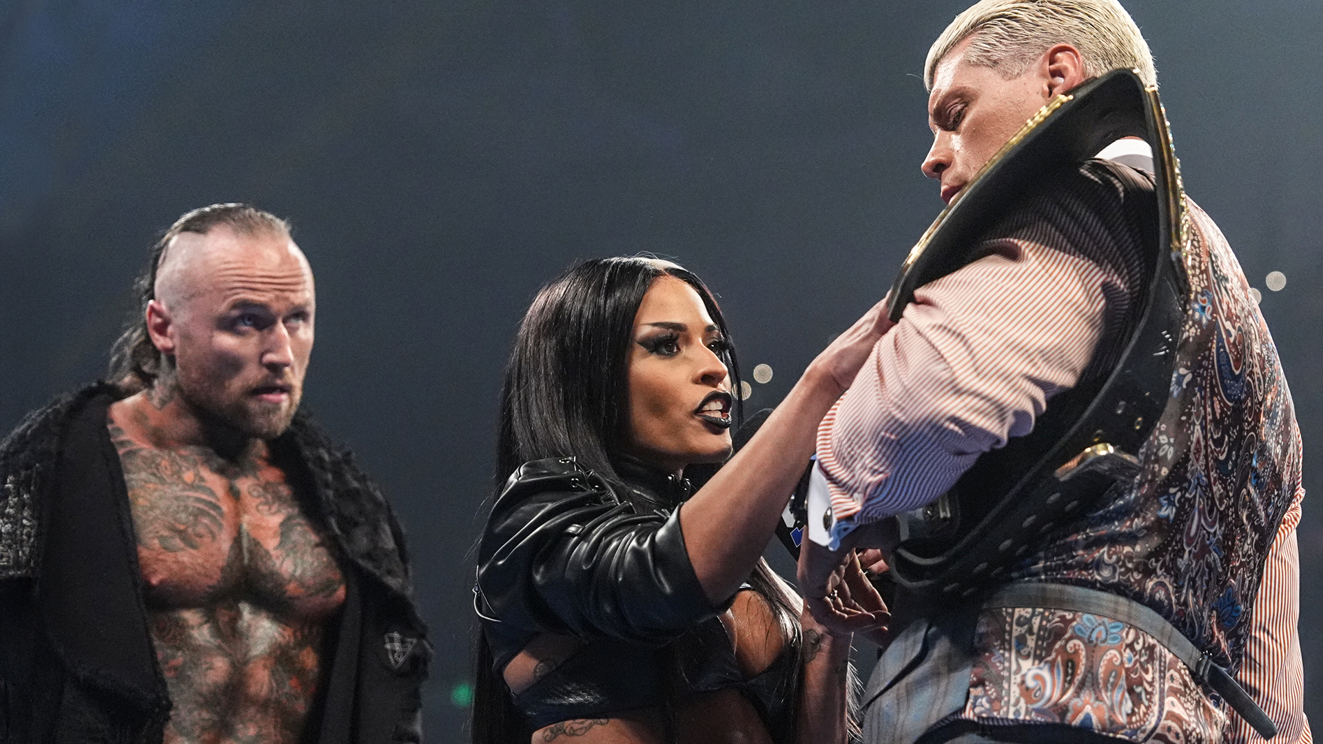 Cody Rhodes Aleister Black Zelina Vega