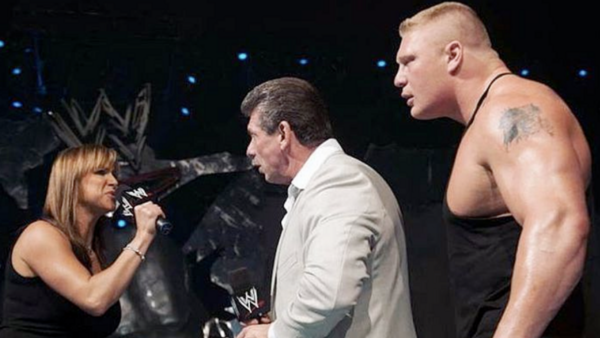 Brock Lesnar Vince McMahon 2003