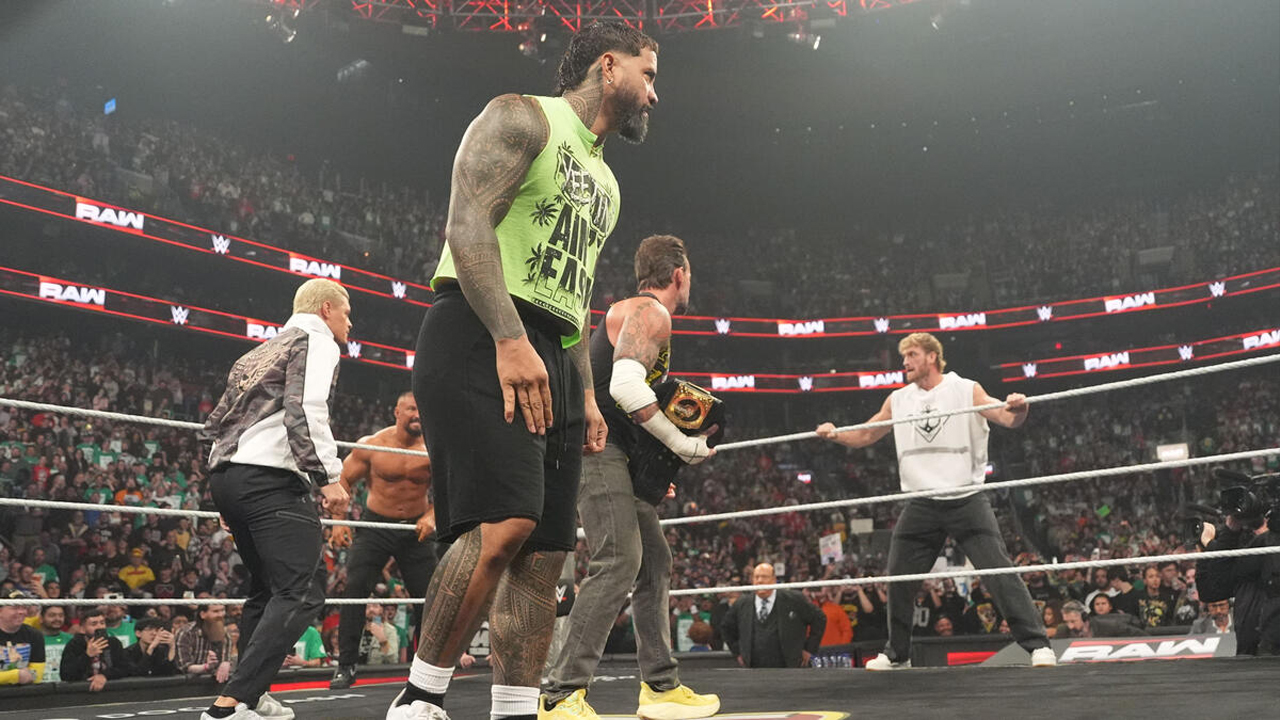 WWE Raw Cody Rhodes Jey Usp CM Punk The Vision