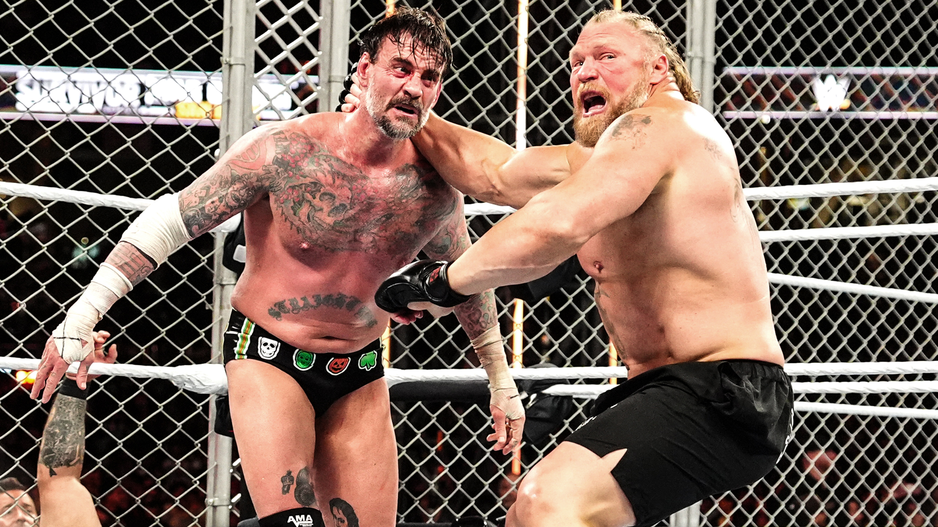 WWE Survivor Series WarGames 2025 CM Punk Brock Lesnar
