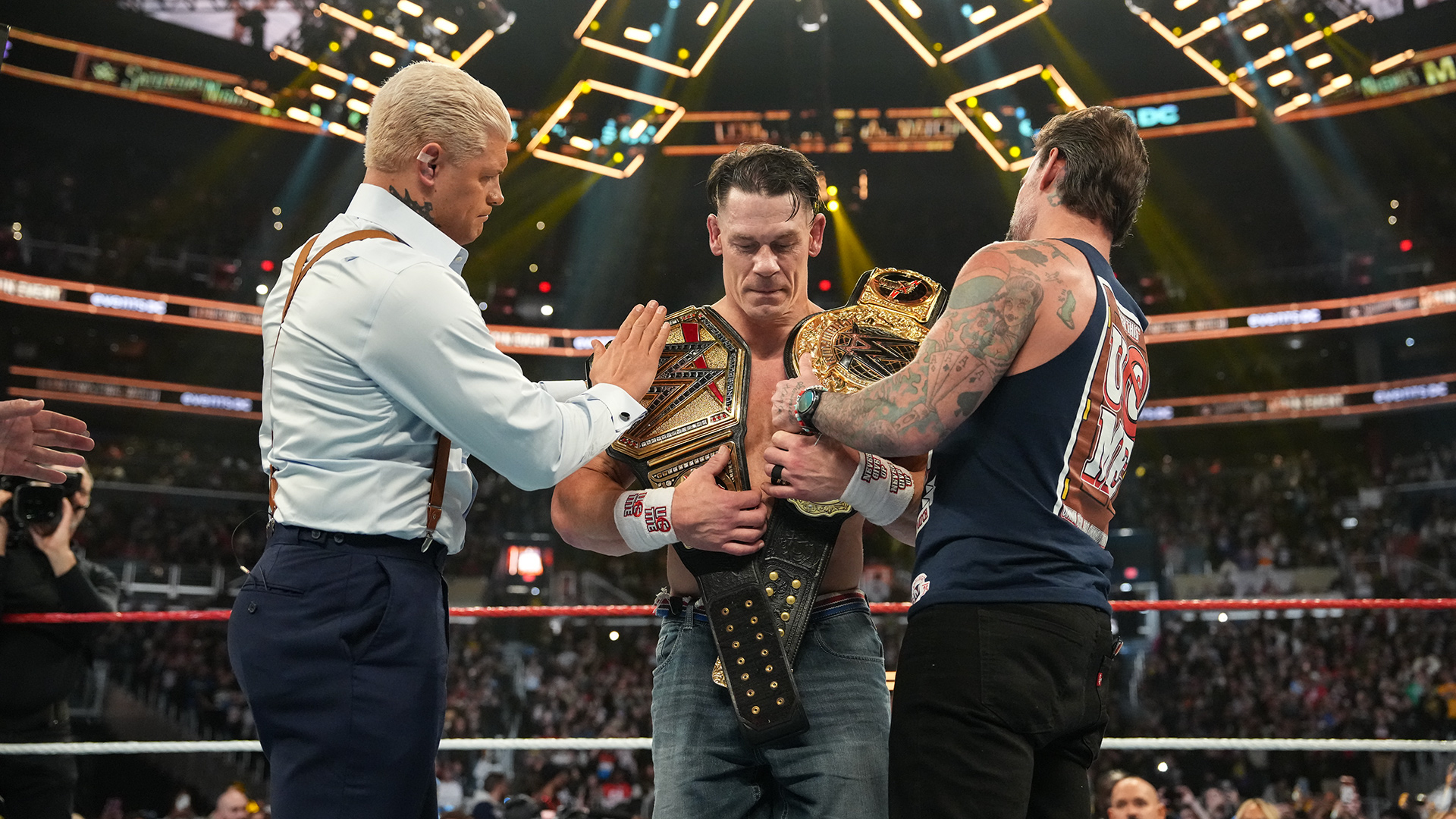 WWE Saturday Night’s Main Event John Cena CM Punk Cody Rhodes