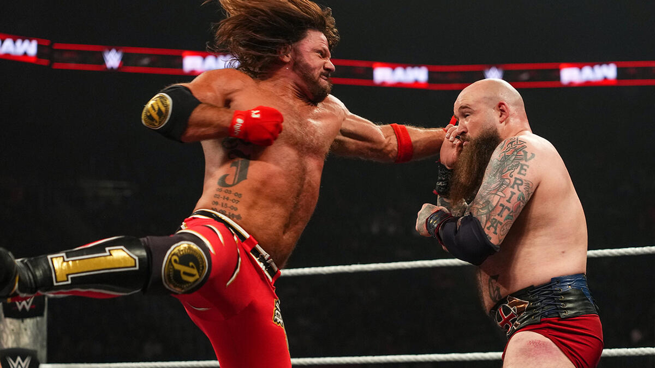 WWE Raw AJ Styles Erik