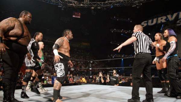 WWE Survivor Series 2007 Big Daddy V Umaga MVP Finlay Triple H Jeff Hardy