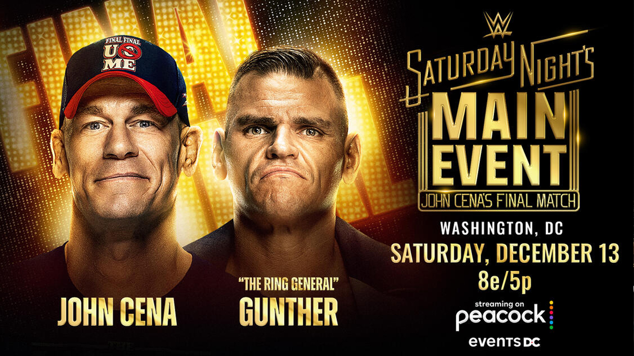 WWE Saturday Night's Main Event John Cena Gunther