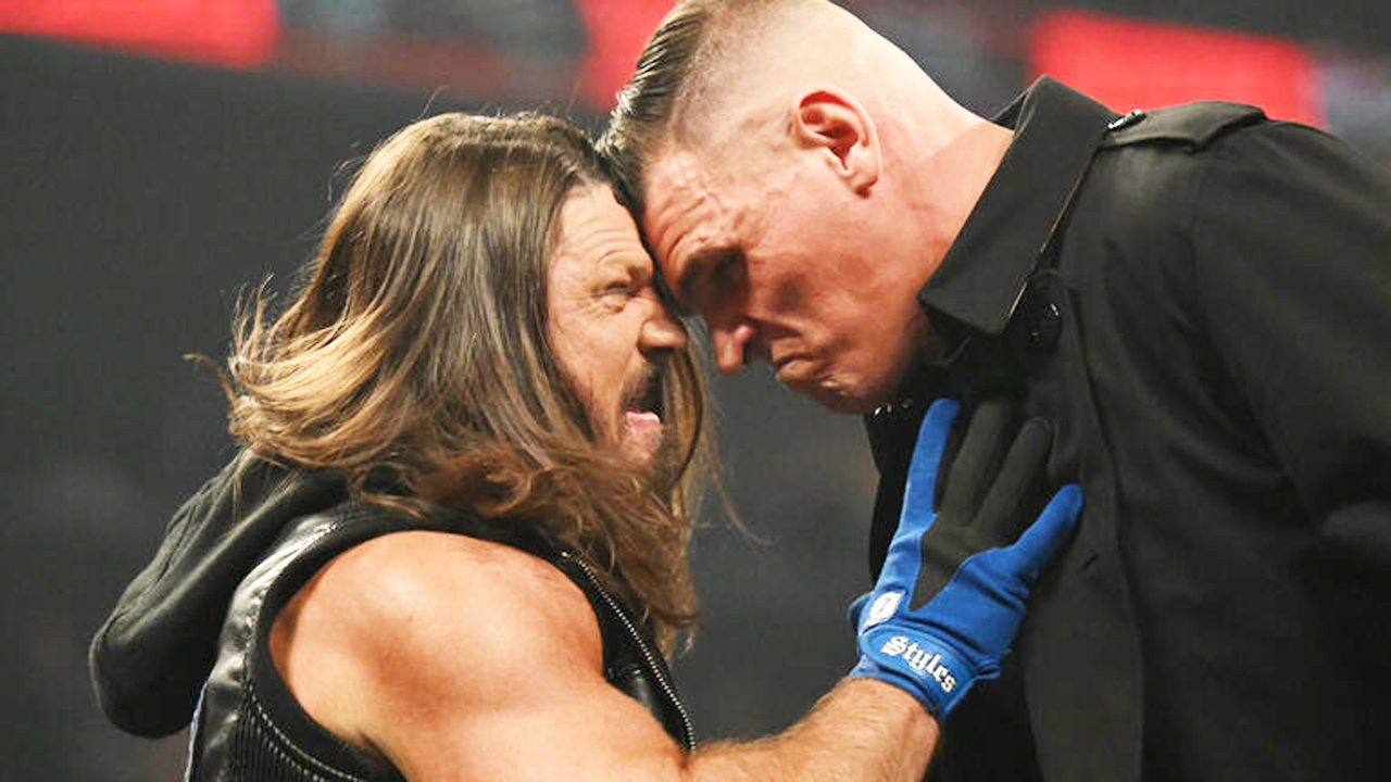 WWE Raw AJ Styles Gunther