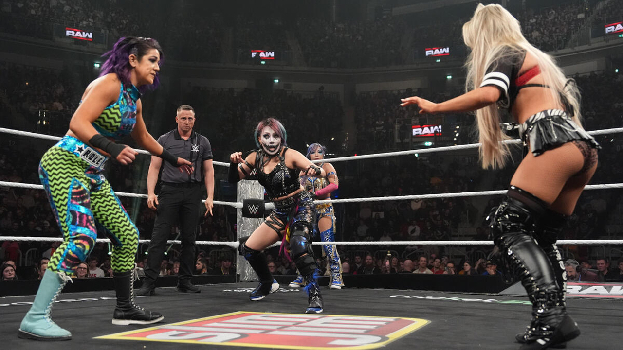 WWE Raw Bayley Asuka Kairi Sane Liv Morgan