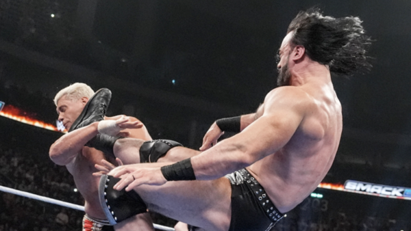 Drew McIntyre Cody Rhodes Claymore Kick