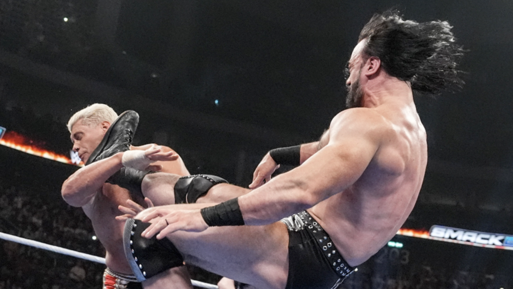 Drew McIntyre Cody Rhodes Claymore Kick