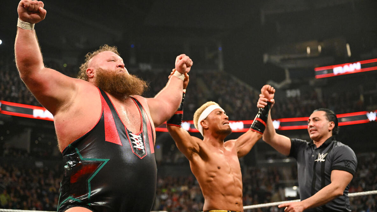 WWE Raw Alpha Academy Otis Akira Tozawa
