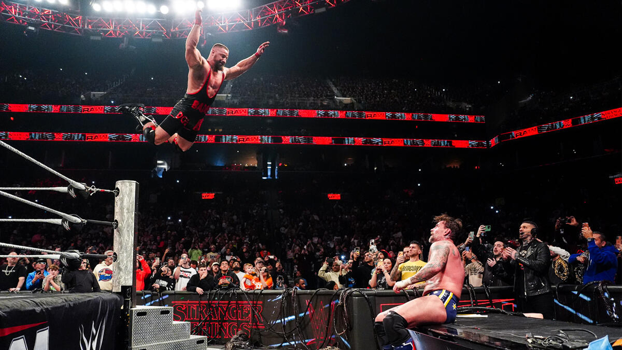 WWE Raw Bron Breakker CM Punk