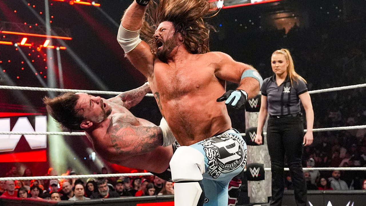 WWE Raw CM Punk AJ Styles