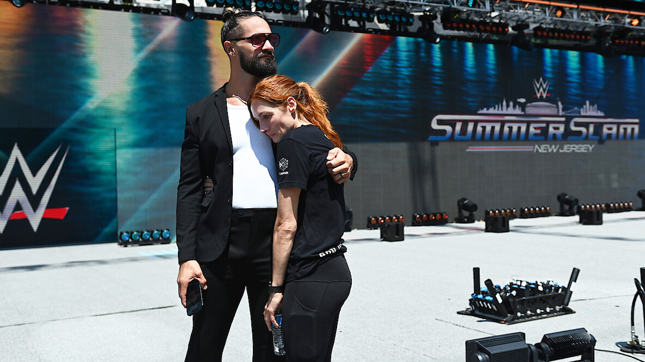 WWE Unreal Seth Rollins Becky Lynch