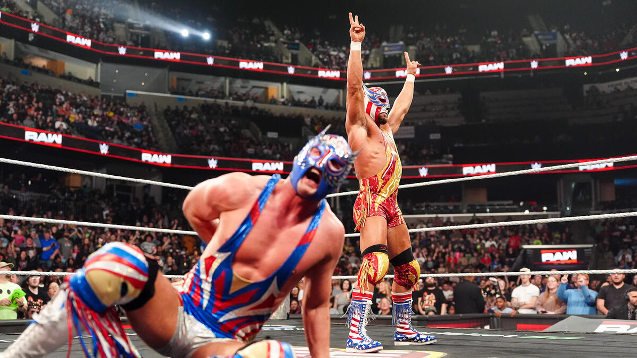 WWE Raw El Grande Americano Ludwig Kaiser Chad Gable