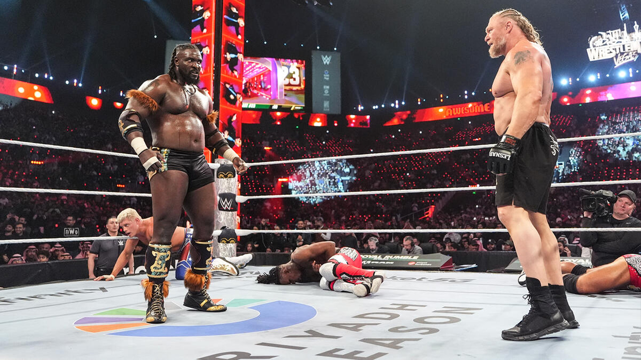 WWE Royal Rumble 2026 Oba Femi Brock Lesnar